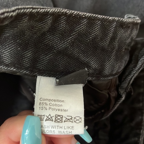 Shein Women’s Black Denim Jeans US 4 - Picture 4 of 7